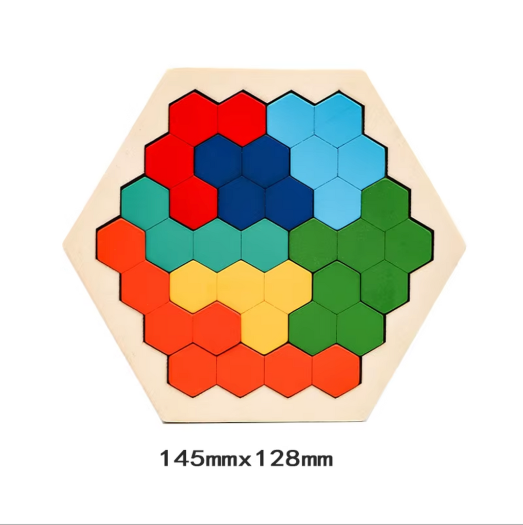 Puzzle Géométrique 3D Montessori : Développez la Motricité et l'Imagination dès 3 ans