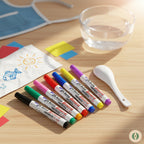 Stylo Magique Flottant à l'Eau (12 Couleurs) - Kit de Dessin Ludique & Éducatif pour Enfants - Jouet Créatif pour Apprendre en S'amusant