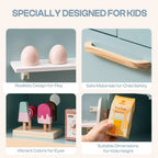 Robotime Robud - Ensemble de Cuisine & Électroménagers en Bois 3-en-1 (Four, Frigo, Lave-Linge) - Jouet d'Imitation Premium Bleu