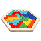 Puzzle Géométrique 3D Montessori : Développez la Motricité et l'Imagination dès 3 ans
