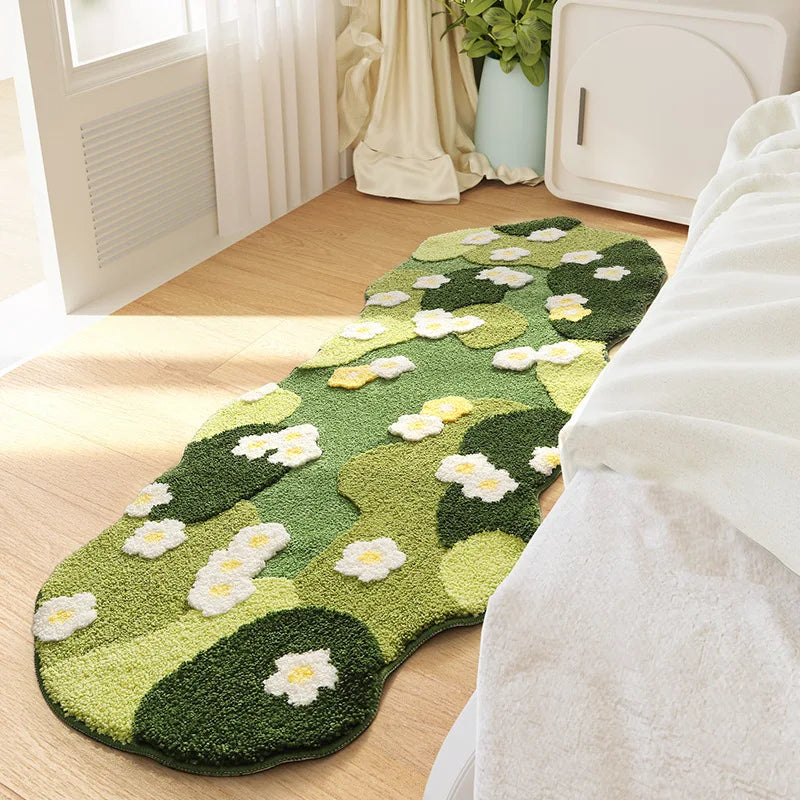 Tapis Mousse Forêt Premium - Tapis Moelleux Décor Chambre 3D