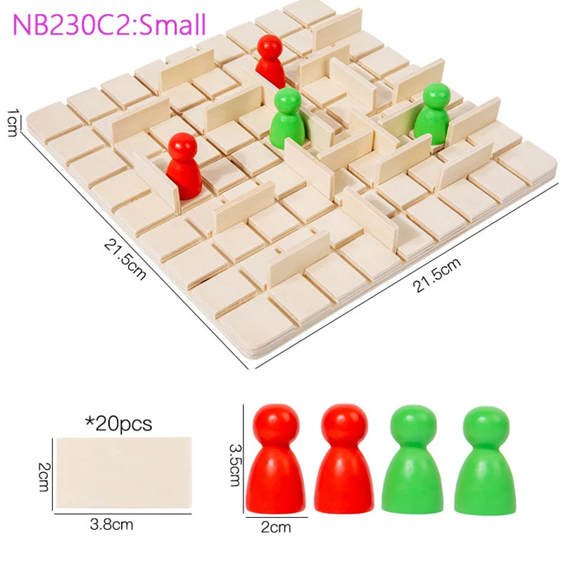 Jeu d'Échecs en Bois Éducatif pour Enfants : Éveil et Pensée Logique