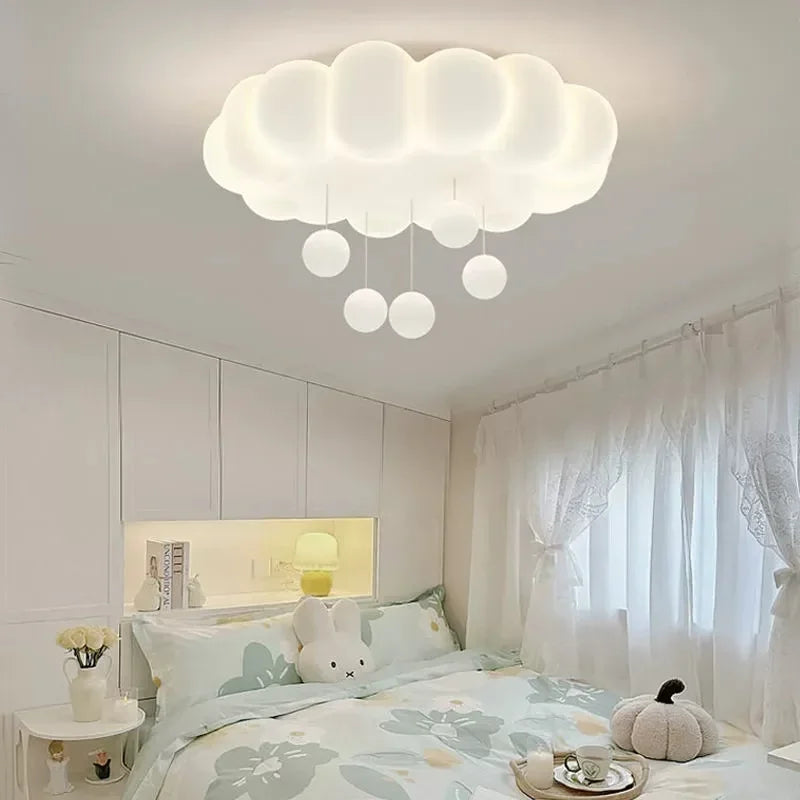 Lampe de Plafond LED Nuage Circulaire – Décoration Tendance & Coconning