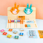 Jeu de Maths Montessori en Bois Éducatif 13-en-1 - Apprentissage Ludique des Chiffres et du Calcul