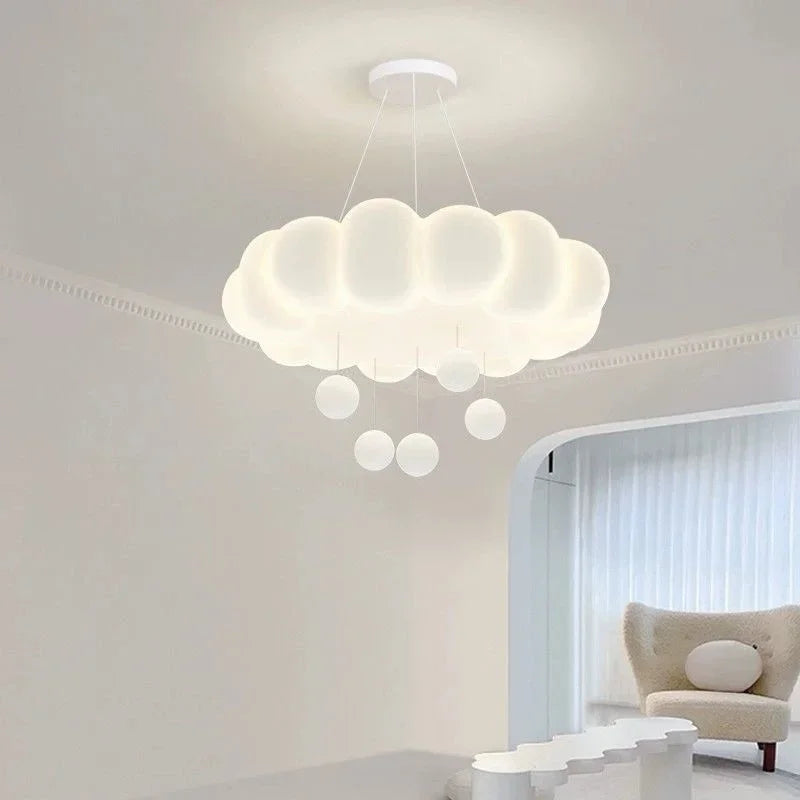 Lampe de Plafond LED Nuage Circulaire – Décoration Tendance & Coconning