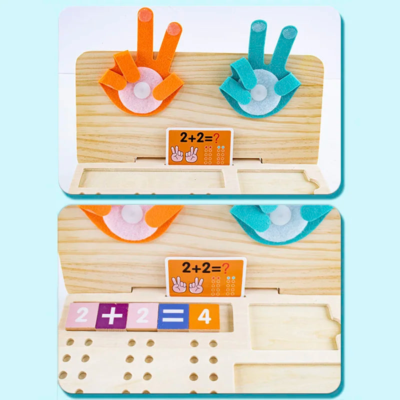 Jeu de Maths Montessori en Bois Éducatif 13-en-1 - Apprentissage Ludique des Chiffres et du Calcul