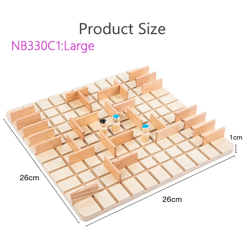 Jeu d'Échecs en Bois Éducatif pour Enfants : Éveil et Pensée Logique