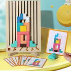 Puzzle 3D Montessori en Bois - Blocs Russes Éducatifs et Intelligents