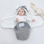 Sac de Couchage Bébé Cocon Coton Hiver – Nid d'Ange Ultra Doux 0-9 Mois