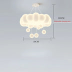 Lampe de Plafond LED Nuage Circulaire – Décoration Tendance & Coconning