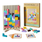 Puzzle 3D Montessori en Bois - Blocs Russes Éducatifs et Intelligents