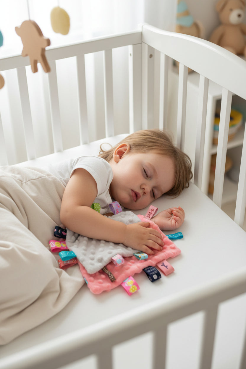 Serviette d'Apaisement Doudou en Peluche Douce pour Bébé