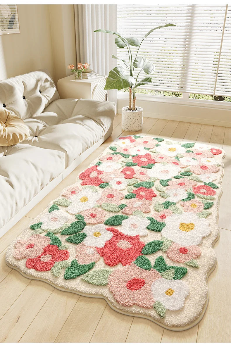 Tapis Mousse Forêt Premium - Tapis Moelleux Décor Chambre 3D