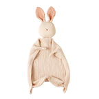 Doudou Lapin Apaisant 100% Coton Mousseline pour Sommeil Serein de Bébé